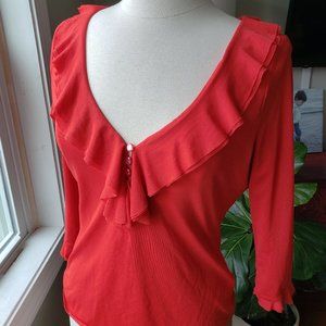 Red Blouse - Oscar, by Oscar De La Renta Company